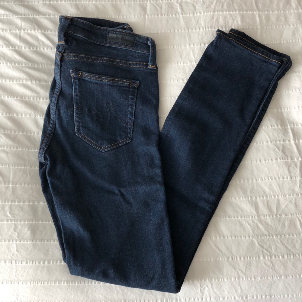 AG mid-rise cigarette jeans